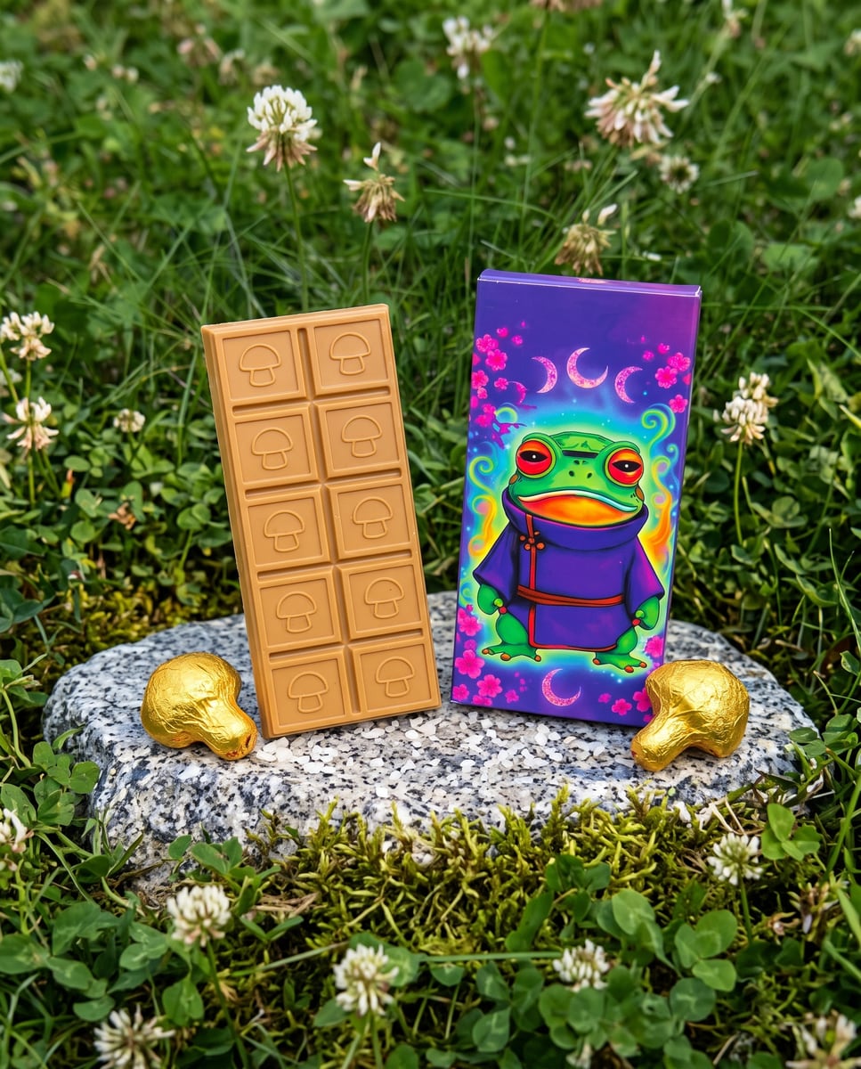 Golden Toffee Rush Browned Butter Magic Mushroom Chocolate Bar
